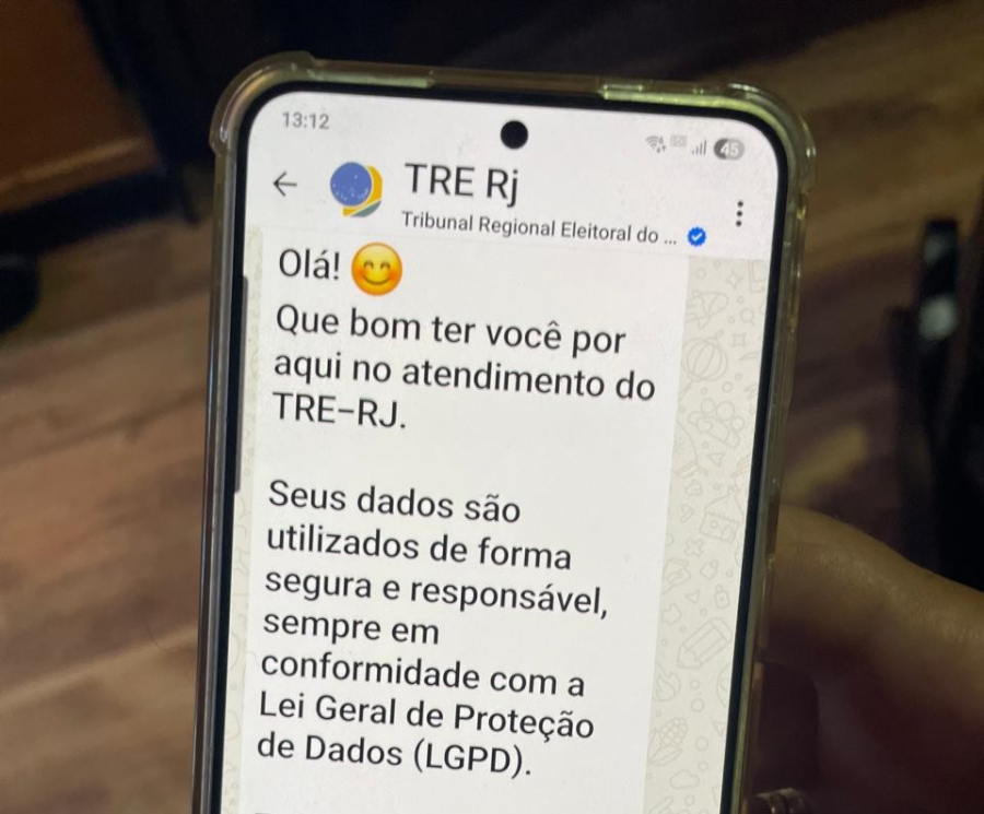 TRE-RJ lança atendimento via WhatsApp para orientar eleitores antes das eleições
