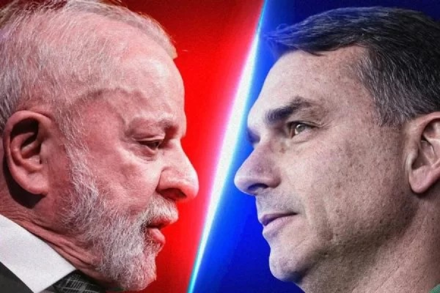 No 1º debate, Lula e Flávio Bolsonaro trocam acusações e provocações
